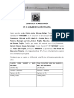 Constancia de Prosecusión Primo