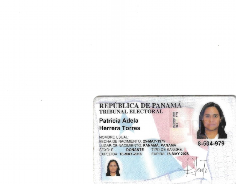 Cédula Panamá | PDF