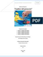 Formato Proyecto de Emprendimiento II BIM - 2° SECUNDARIA 2023
