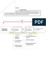 Estrategia de Causalidad Esquema de Ideas: Defensores Ambientales