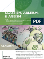 Classism Ableism and Ageism Lecture