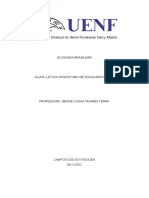 Economia Brasileira Letícia Crisóstomo de Souza Barcellos