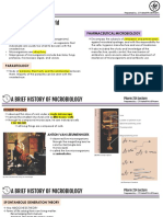 1-Introduction and History of Microbiology