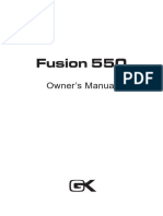 Gallien Krueger Fusion 550 Manuel Utilisateur en 29055