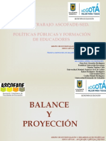 Balance y Proyeccion Javeriana