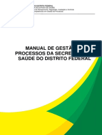 Manual de Gestão de Processos Da Secretaria de Saúde Do Distrito Federal