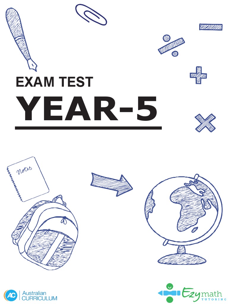 Year 5 Maths Test - Yearly Exam - Questions | PDF | Length