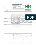 SOP Konseling Klinik Sanitasi 2022