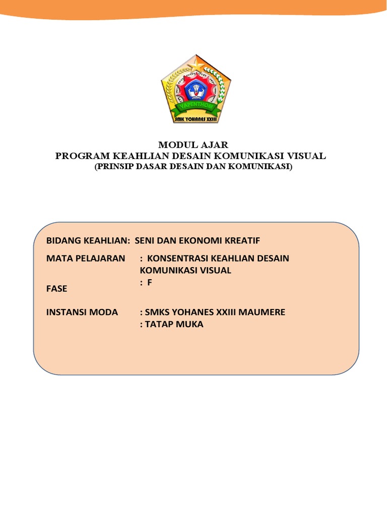 Modul Desain Komunikasi Visual SMK | PDF