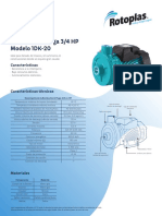 Bomba Centrifuga Ficha Tecnica 3 4