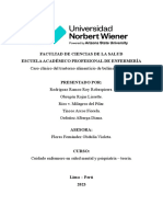 Caso Clinico de Transtorno Alimenticio I