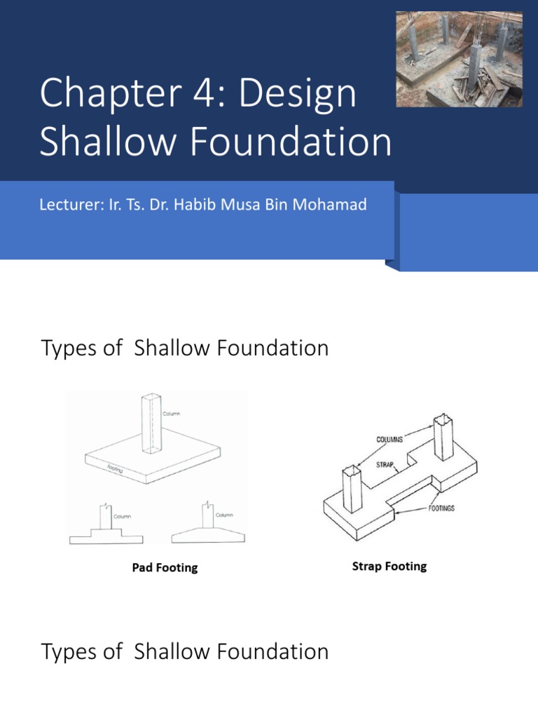 Shallow Foundation Design Guide | PDF | Bending | Shear Stress