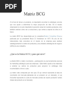 Matriz BCG: Productos Perro, Vaca y Estrella | PDF