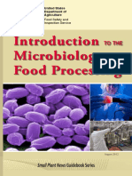 Introducción a la Microbiología de Procesamiento de Aliemntos