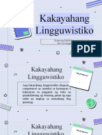 Kakayahang Lingguwistiko