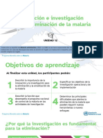 Malaria Elimination Unit 12 ES