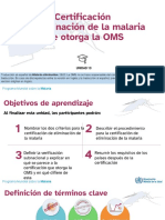 Malaria Elimination Unit 13 ES