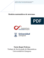 Modelos Matemáticos de Neuronas Es