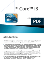 Intel® Core™ I3 (Recovered)