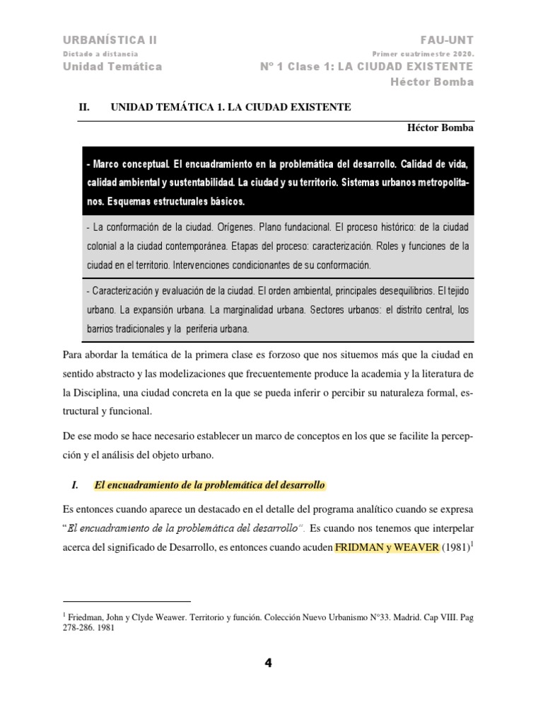 Análisis de la Ciudad Existente | PDF | Urbanismo