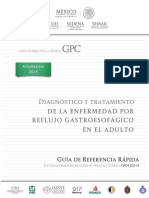 1SSA GASTROENTEROLOGIA - Diagnóstico y Tratamiento de La Enfermedad Por Reflujo Gastroesofágico en El Adulto RR