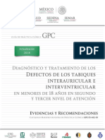 1SSA CARDIOLOGIA - Diagnóstico y Tratamiento de Los Defectos de Los Tabiques Interauricular e Interventriculaer en Menores de 18 Años en El Segundo y Tercer Nivel de Atención ER