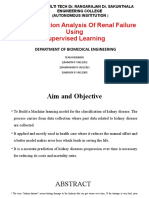 Early Detection Analysis of Renal Failure Using Supervised Learning