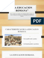 La Educacion Romana Presentacion