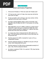 Grade 7 Data Handling Worksheet | PDF | Mean