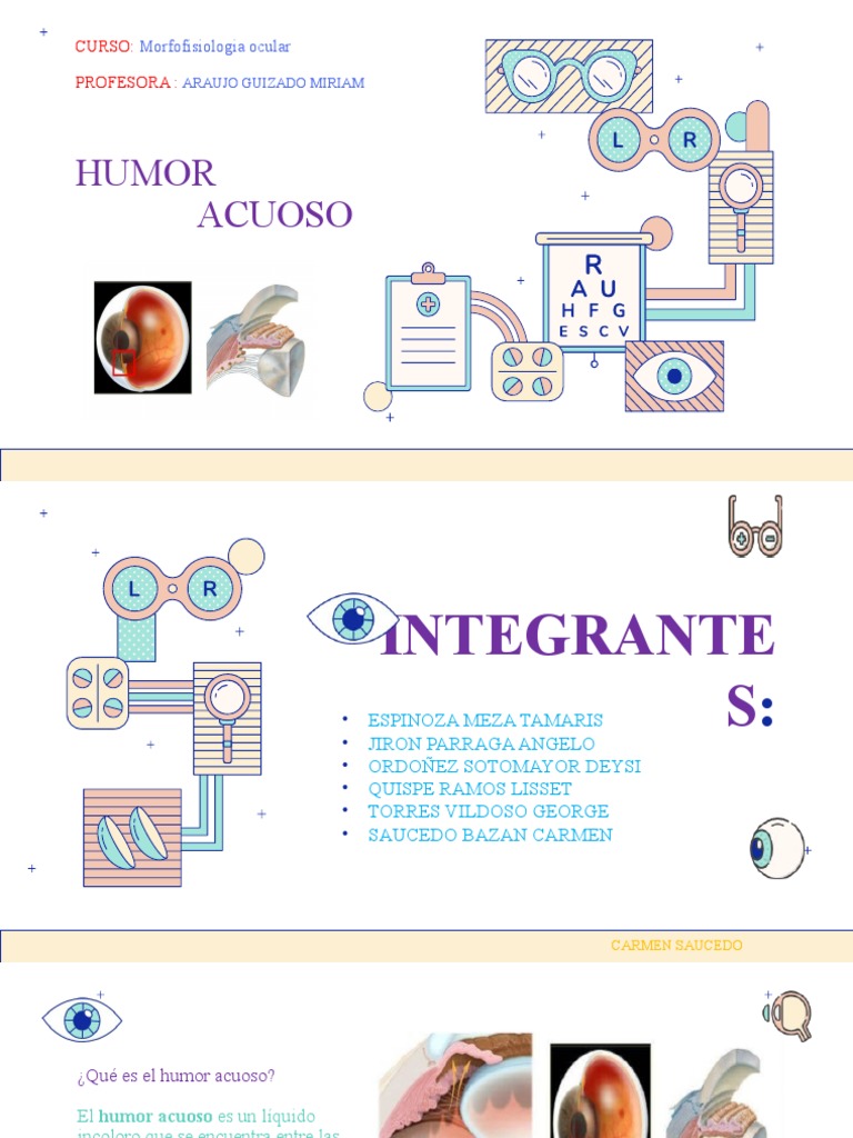 Funciones y características del humor acuoso | PDF | Ojo humano | Córnea