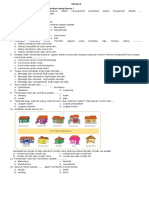 (WWW - Mariyadi.com) Soal PAS Kelas 2 Sem 1 Tema 3