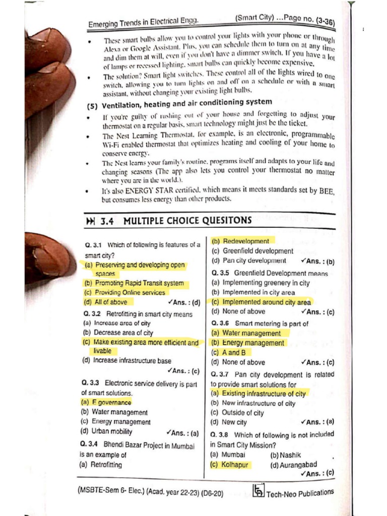 Ete Chapter 3 MCQ | PDF
