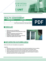 CM3 - Cu16 Assessment of Neurologic System - 316089470