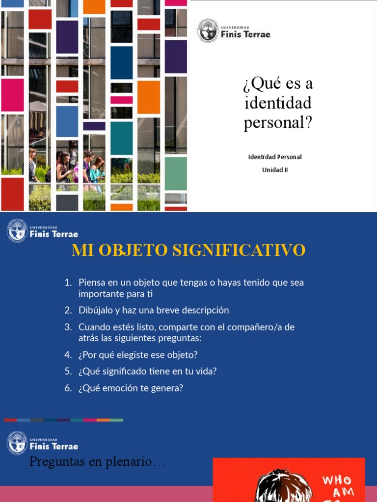 Que Es La Identidad Personal PDF Sicología Ciencia cognitiva