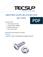 Identificación de Elementos de Unión - Yataco - Cabezas - Hinostroza