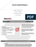 SEMANA 7 - Tolerancia Inmunológica