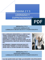 Semana 2 y 3 Liderazgo 2023