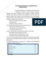 Determinación Deuda Tributaria y Liquidación