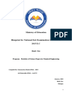 Chemical Engineering, Revised Blueprint