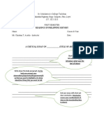 Critical Essay Format