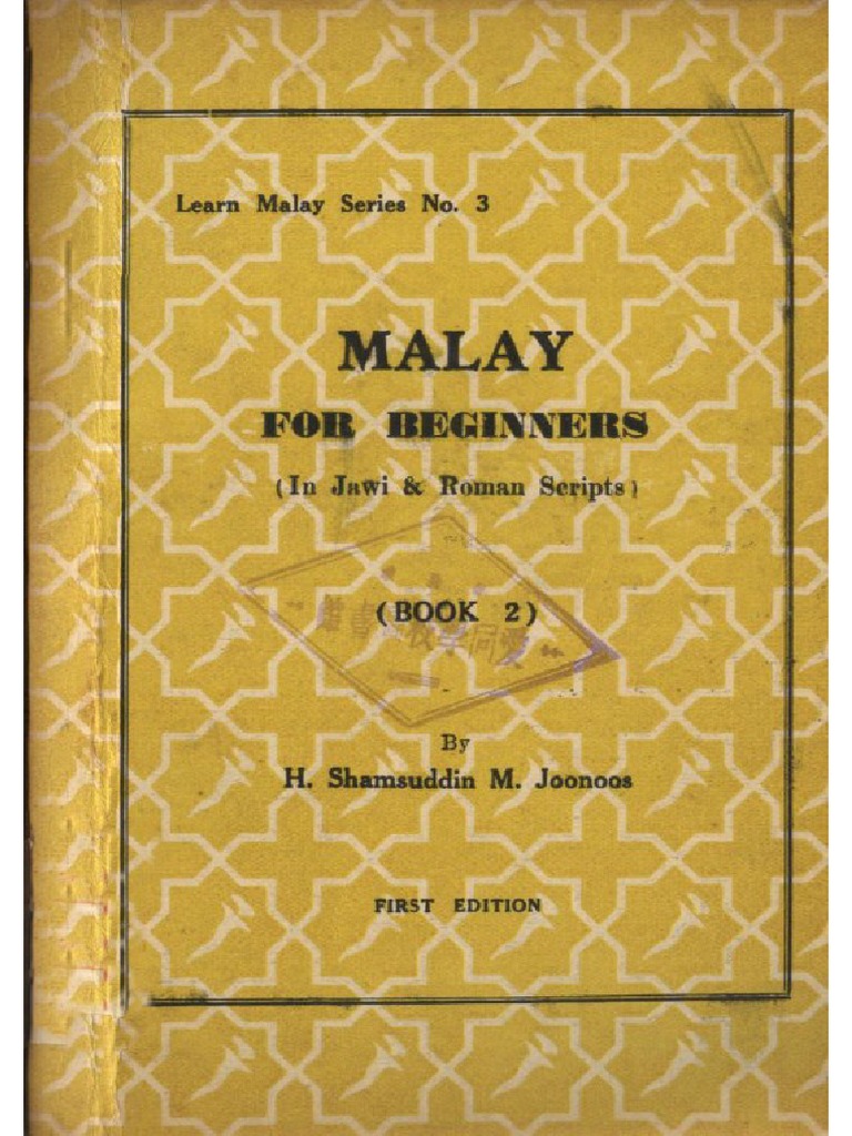 Malay For Beginners (In Jawi Roman Scripts) - Book 2 (H. Shamsuddin M ...