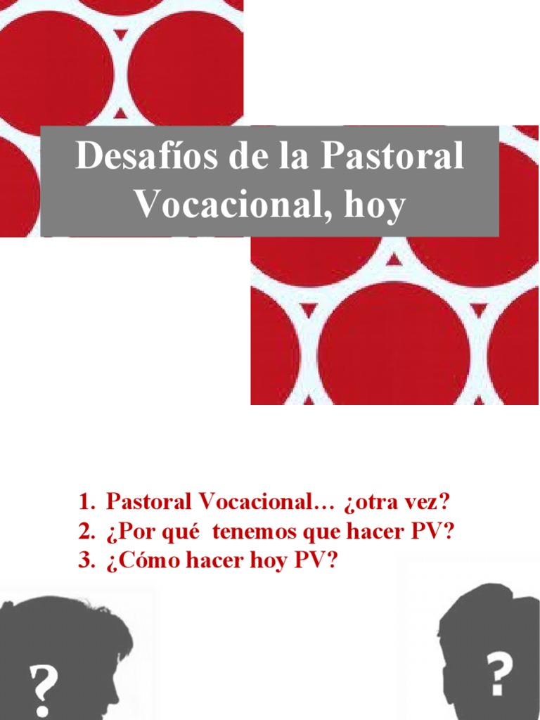 Desafíos de La Pastoral Vocacional, Hoy | PDF | Religiones abrahámicas
