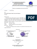 Surat Ketua DPMF Teknik