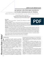 Conocimientos y Percepciones Sobre Fitoterapia en Profesores y Estudiantes de La Escuela Latinoamericana de Medicina