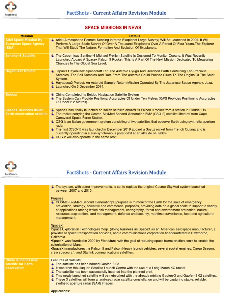 Space Missions in News Download Free PDF Space X International Space Station