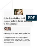 20 Best First Date Ideas For Couples and Adults