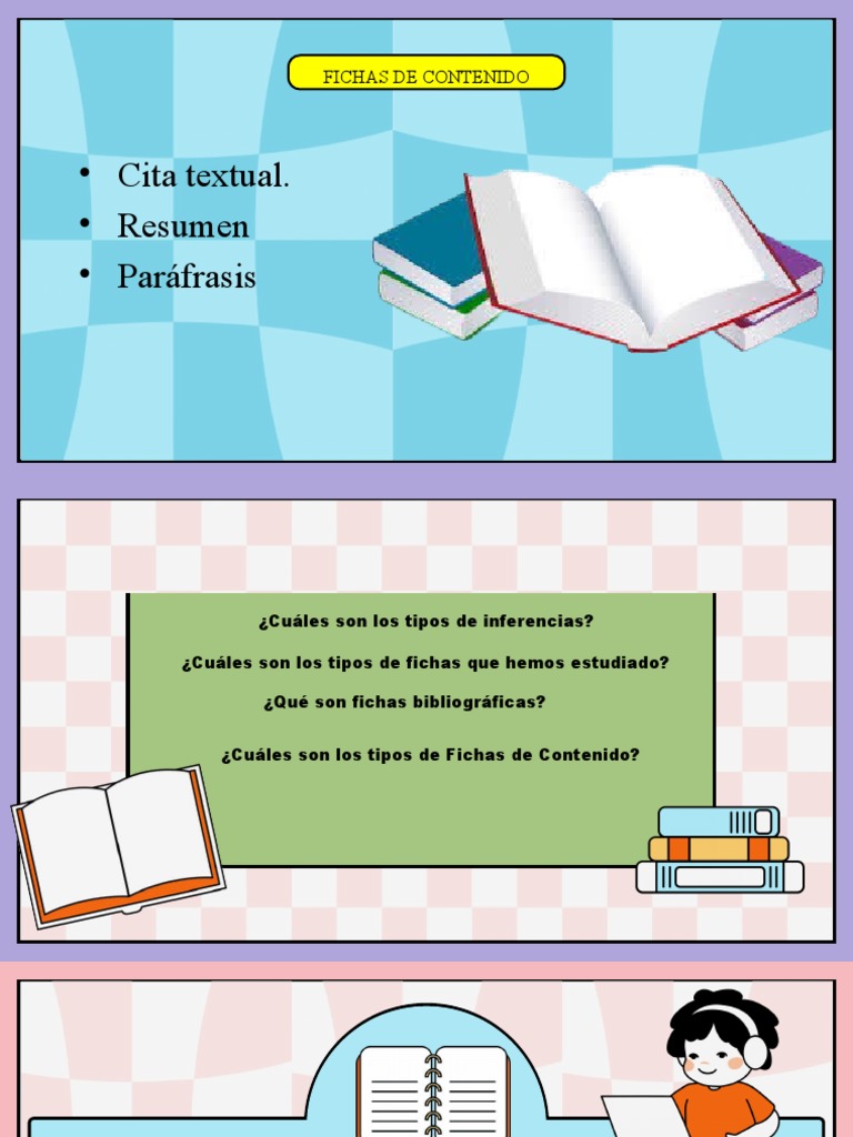 Fichas de Contenido | PDF