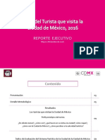 EST IPN-SECTUR CDMX Perfil 2016 Reporte Ejecutivo