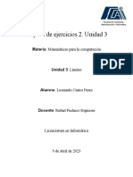 Paquete Unidad 3 Leonardo Castro Perez