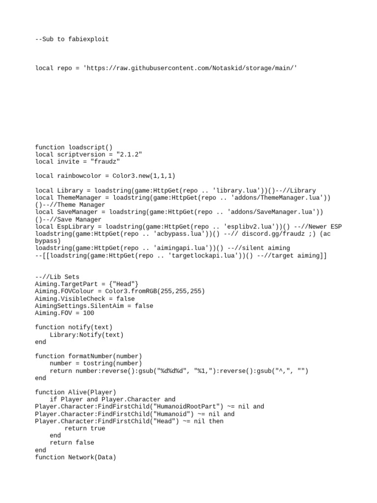 Dahood Silent Aim | PDF